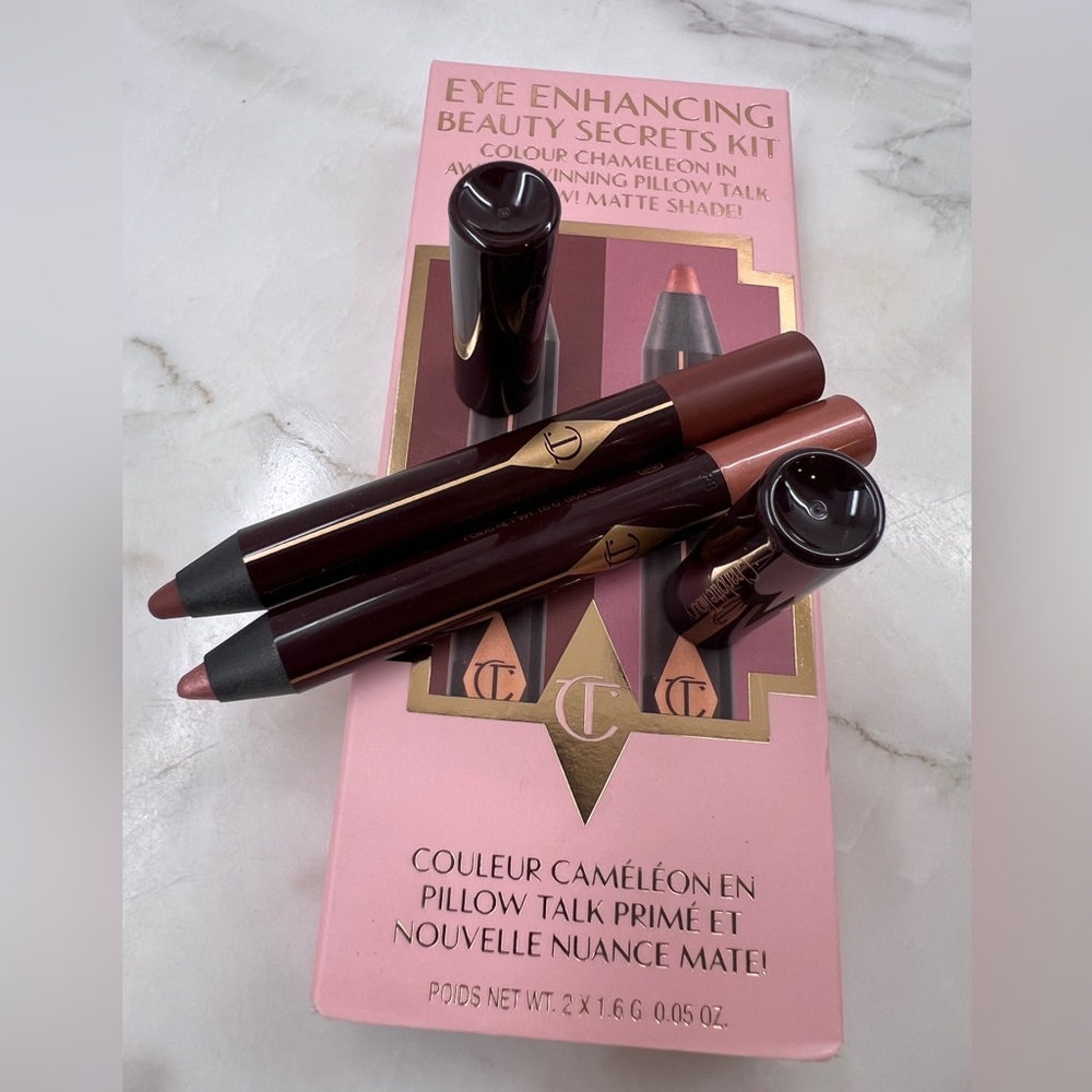 CHARLOTTE TILBURY 🎀 Pillow Talk Eye Enhancing Beauty Secrets Kit 🎀 NIB $35 MSRP - Picture 6 of 7